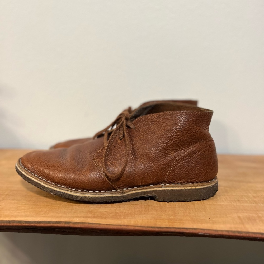 SEAVEES Chukka 3 Eye Ankle Boots in brown brass